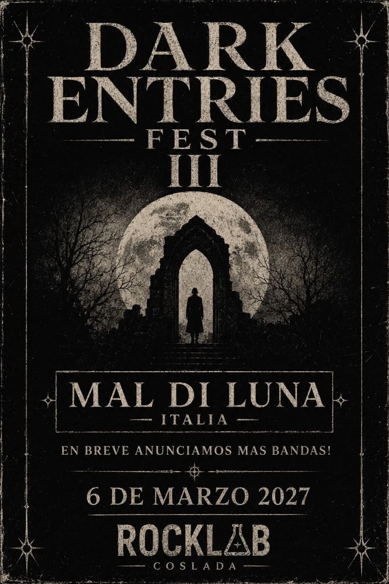 Dark Entries Fest III 2027 – MONDTRÄUME / MAL DI LUNA / NUMA ECHOS/ BELLA ETERNA / CHALLENGER