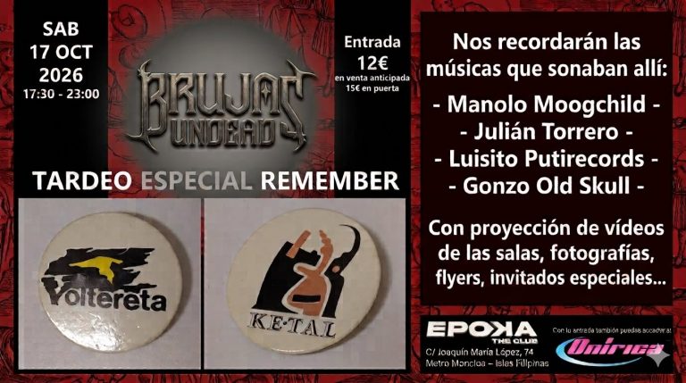 Tardeo Especial REMEMBER VOLTERETA KE-TAL